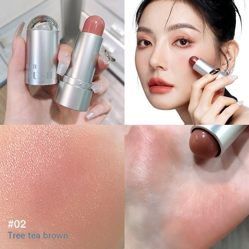 Blur Touch Color Mist Silver Tube Blush Stick Lips And Cheeks Can Be Used For Natural Development