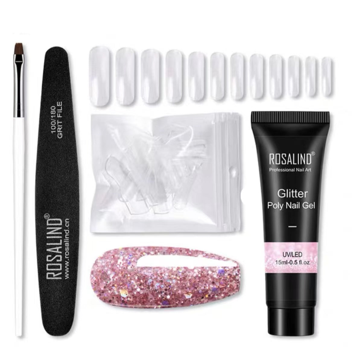 Rosalind Extension Gel Polish Kit For Manicure Poly Nail Gel Set For
