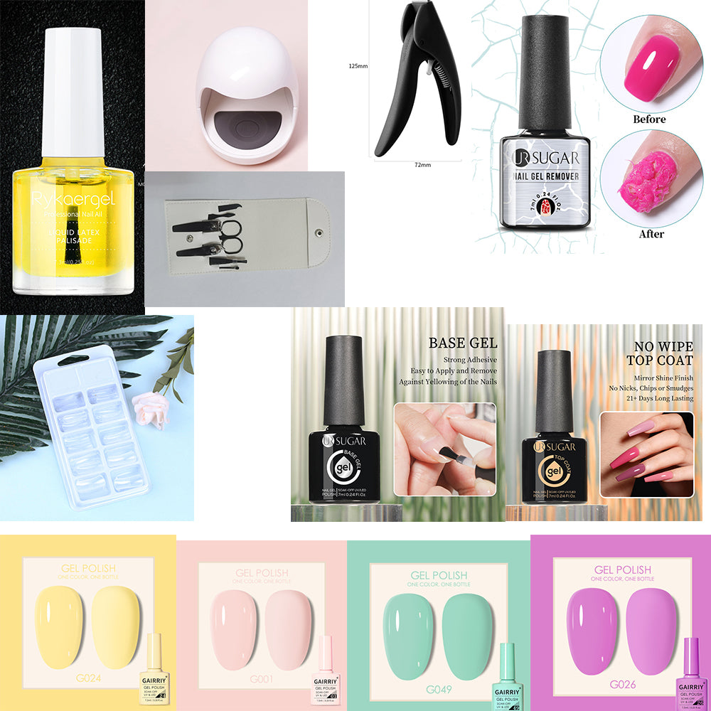 Gairriy Coco Lasting Light Therapy Nail Polish Gel Set