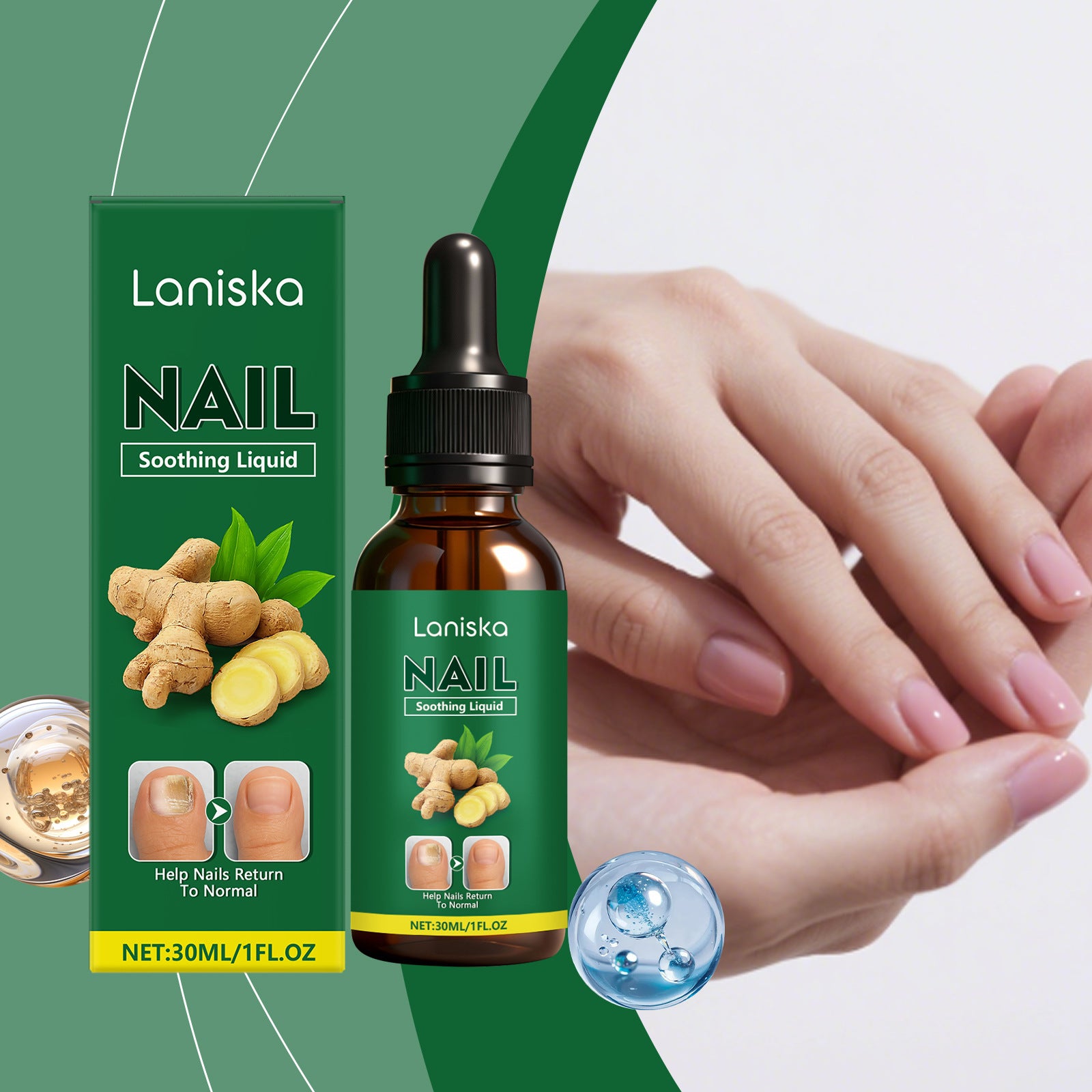 Ginger Nail Care Solution