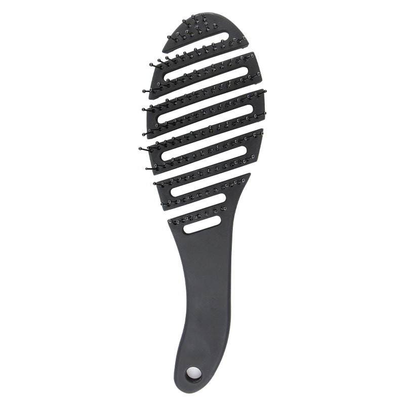 Elastic Bending Massage Curly Hair Styling Curved Comb