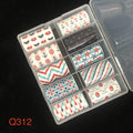 Christmas Halloween Starry Nail Paper Sticker