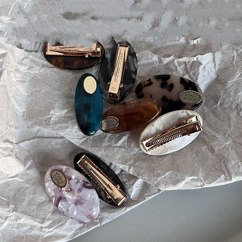 Vintage Acetic Acid Side Clip Hairpin