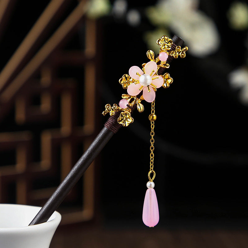 Ebony Hairpin Cheongsam Hanfu Tassel