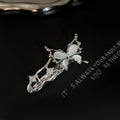 Opal Butterfly Duck Female Exquisite Side Bang Clip