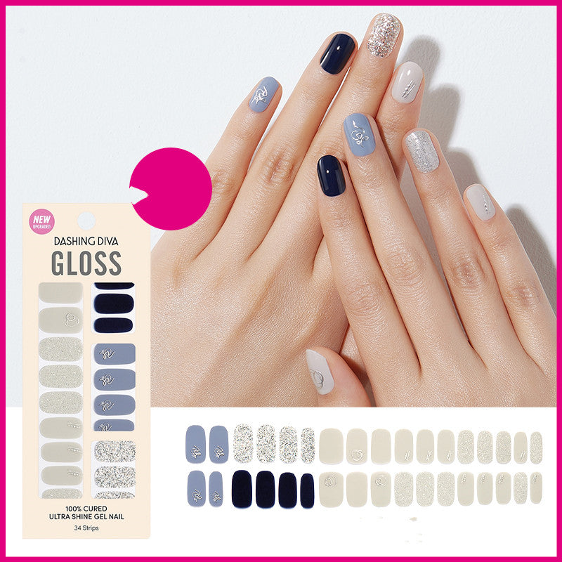Dashing Diya Gloss Nail Art Nail Sticker Patch Star Same Style No-Bake Wearing Nail Polish
