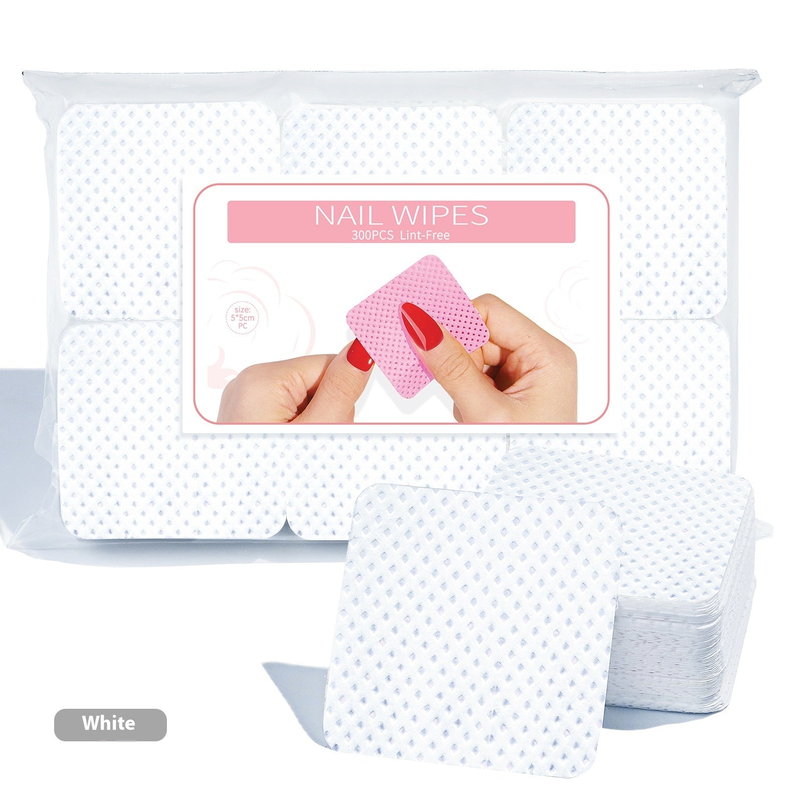 Nail Wipes Portable Home Solid Color Magic Nail Polish Removing Tissue