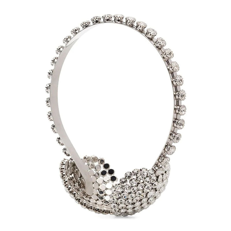 Diamond Headband Super Flashing Luxury Metal Headband New Headphone Shape Hair Accessories