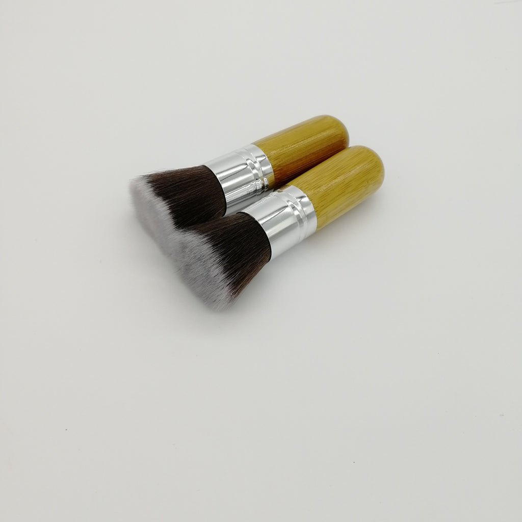 Single Blush Nylon Hair Beauty Tool Bamboo Makeup Brush