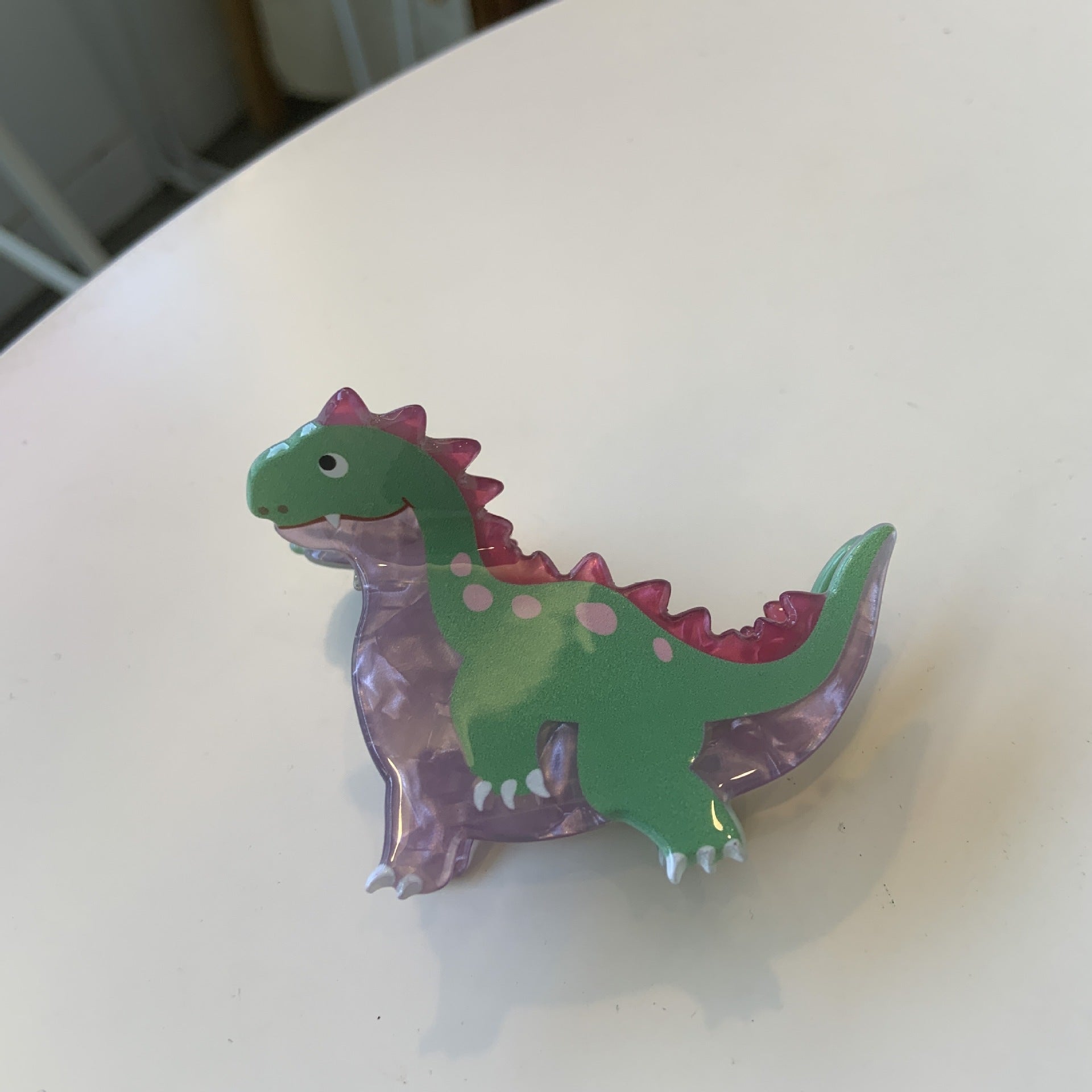 Dinosaur Acrylic Jaw Clip Cute Hairpin