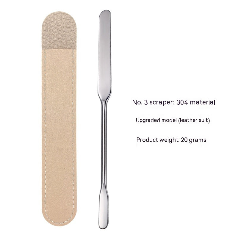 New Foundation Shovel Stainless Steel Toning Sticks Double-headed Stirring