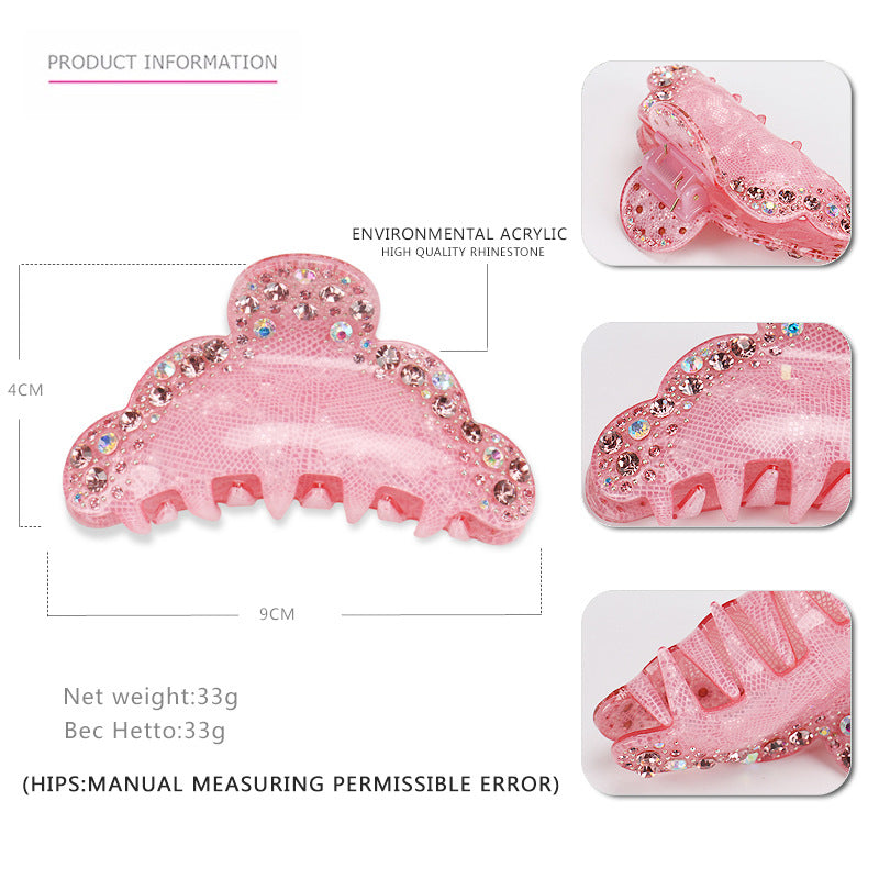 European And American Medium And Large Acrylic Shark Clip