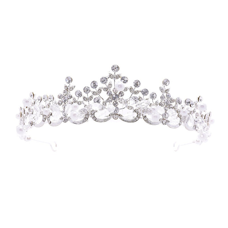 Elegant Handmade Crown Bridal Headdress Women's Wedding Dress Hair Accessories