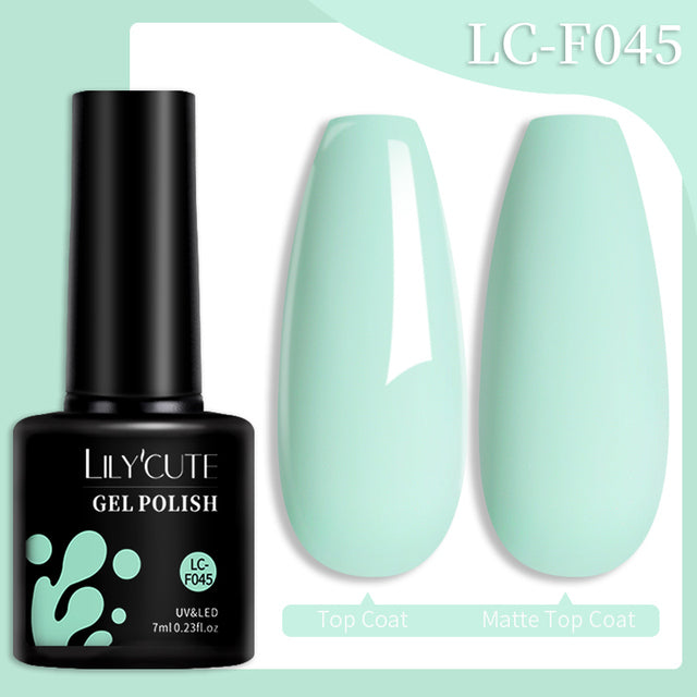 Lilycute Color Changing Thermal Gel Nail Polish Winter Purpl