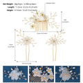 Pearl Flower Exquisite Flower Leaf Bridal Headdress Hair Comb