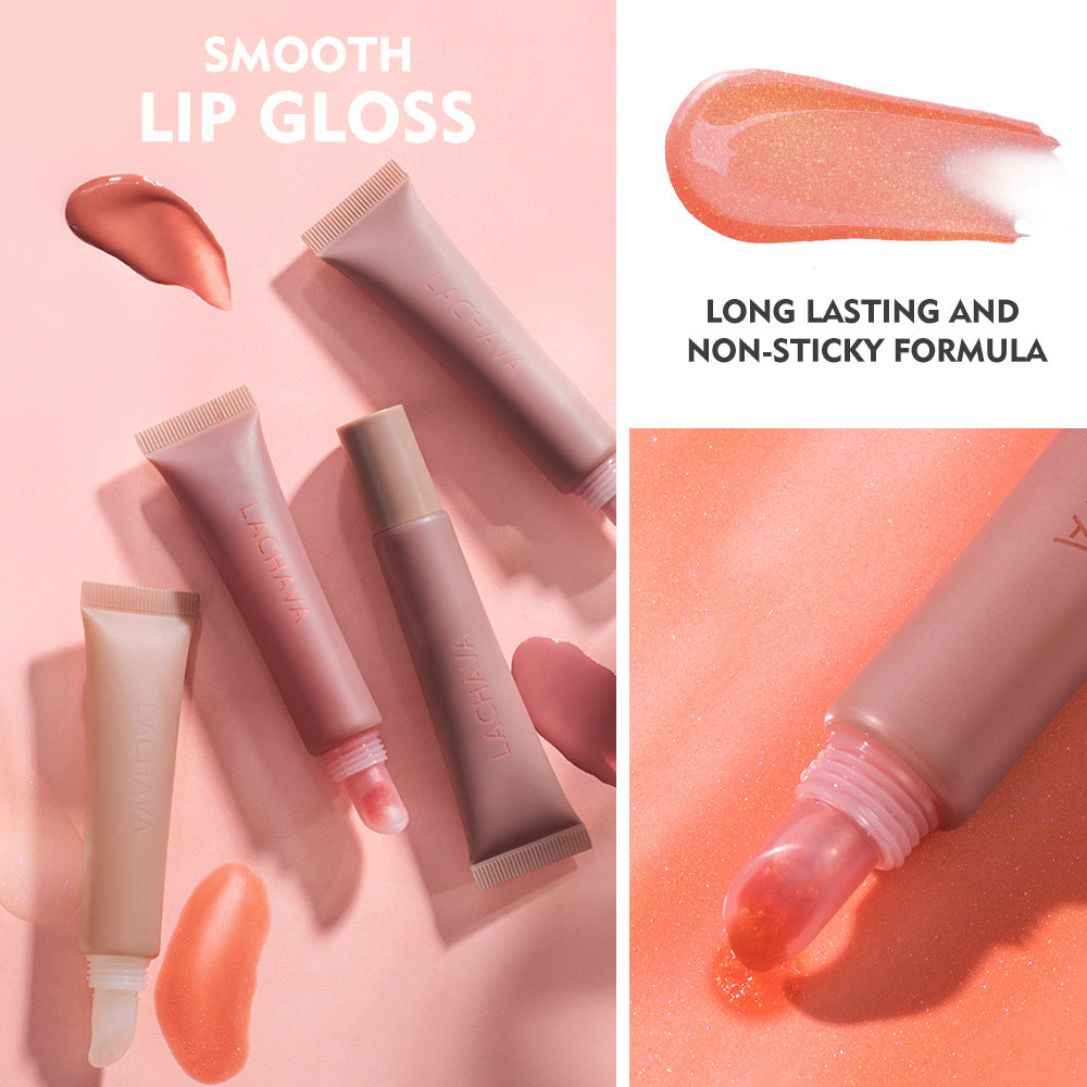 Mirror Liquid Paint Lip Gloss Pearlescent Thin And Glittering Lip Lacquer