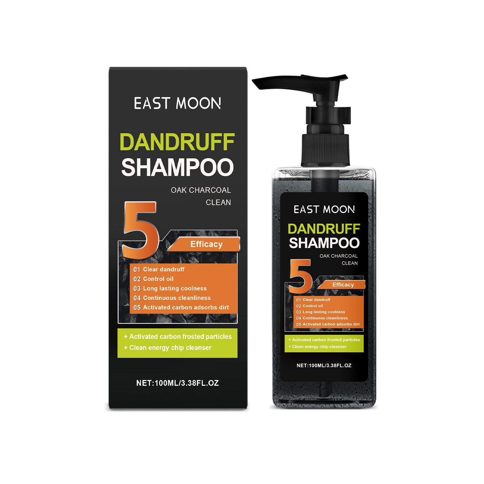 East Moon Men's Shampoo Series Daily Cleaning Deep Clean Silky Shiny Cool Shampoo