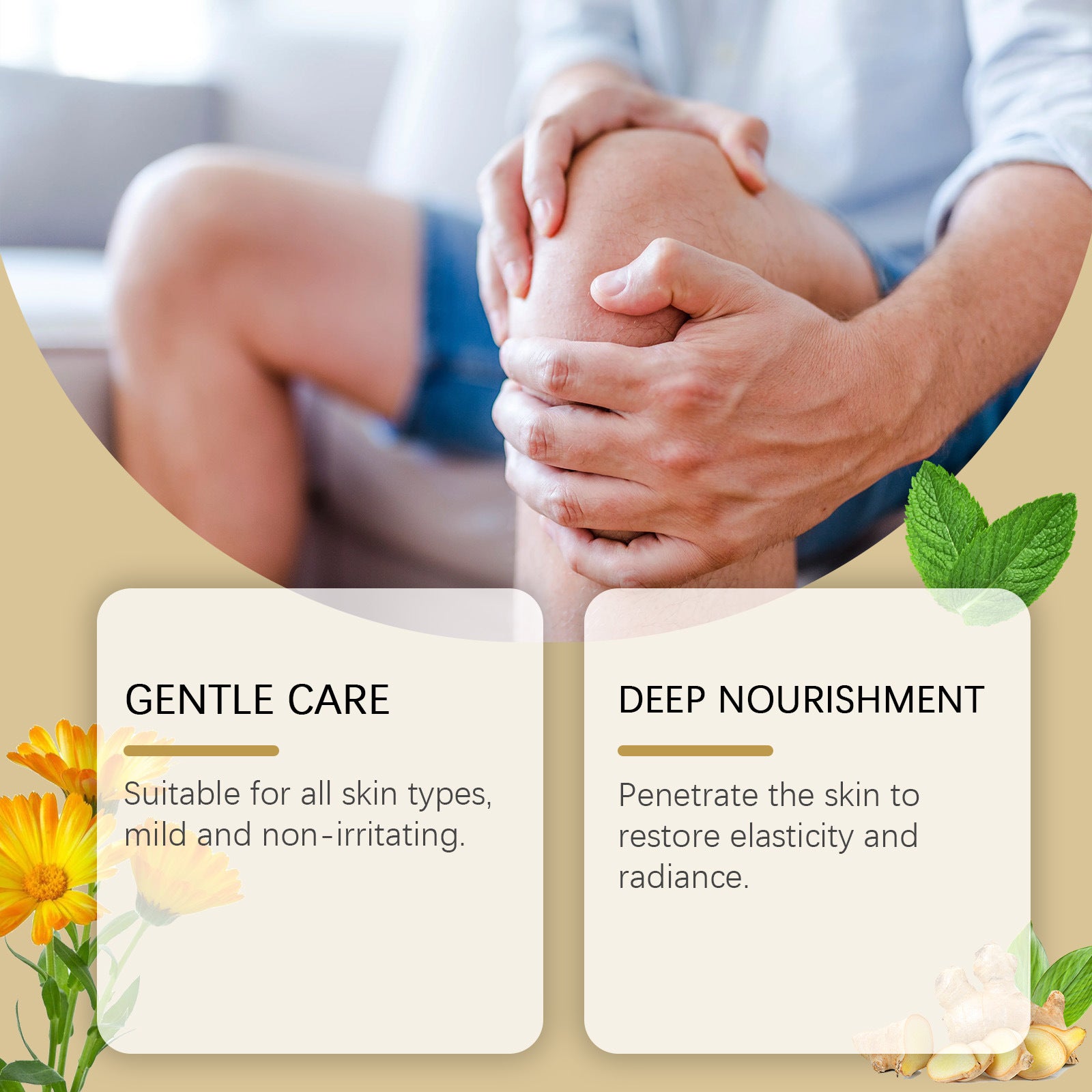All-natural Herbal Topical Pain Relief Cream