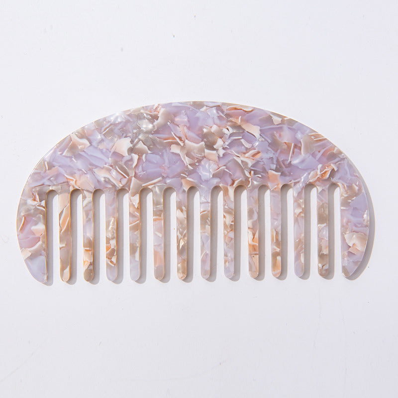 Retro Cute Elegant Semicircle Acetate Plate Geometric Comb