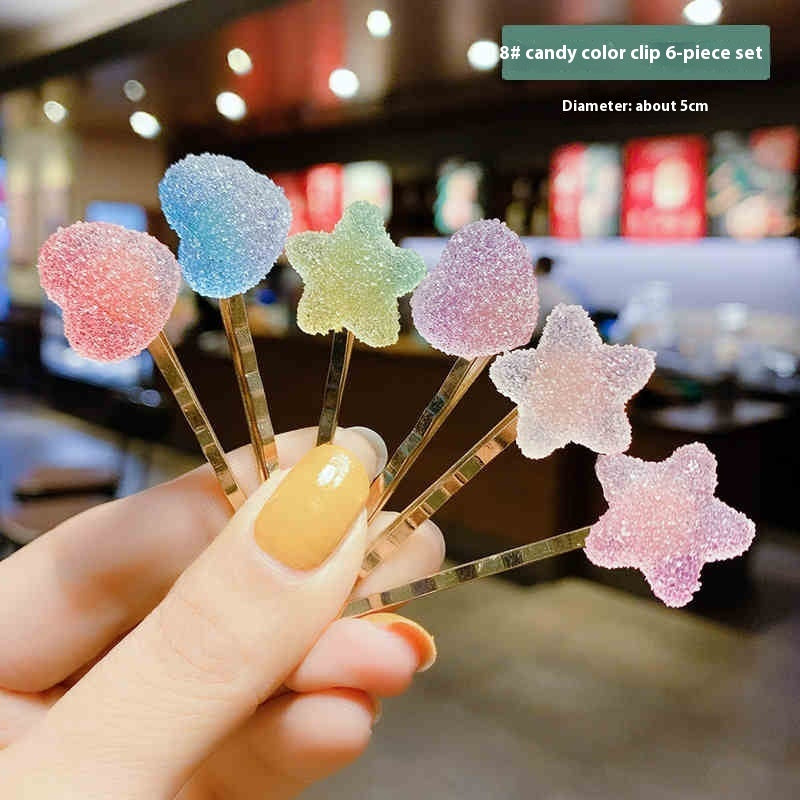 Cute Children's Candy Side Fringe Hairpin Headdress
