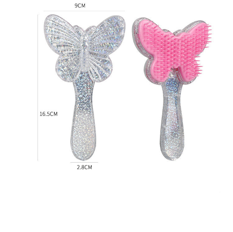 Butterfly Comb Cute Girl Glitter