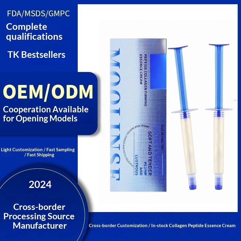 OEM Custom Peptide Collagen Hydrating Syringe Cream
