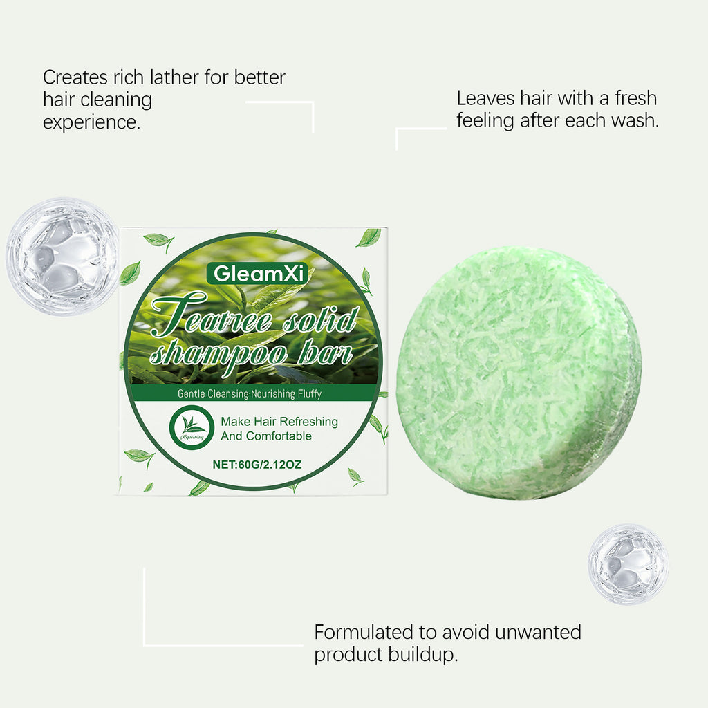 GleamXi Tea Tree Solid Shampoo Bar