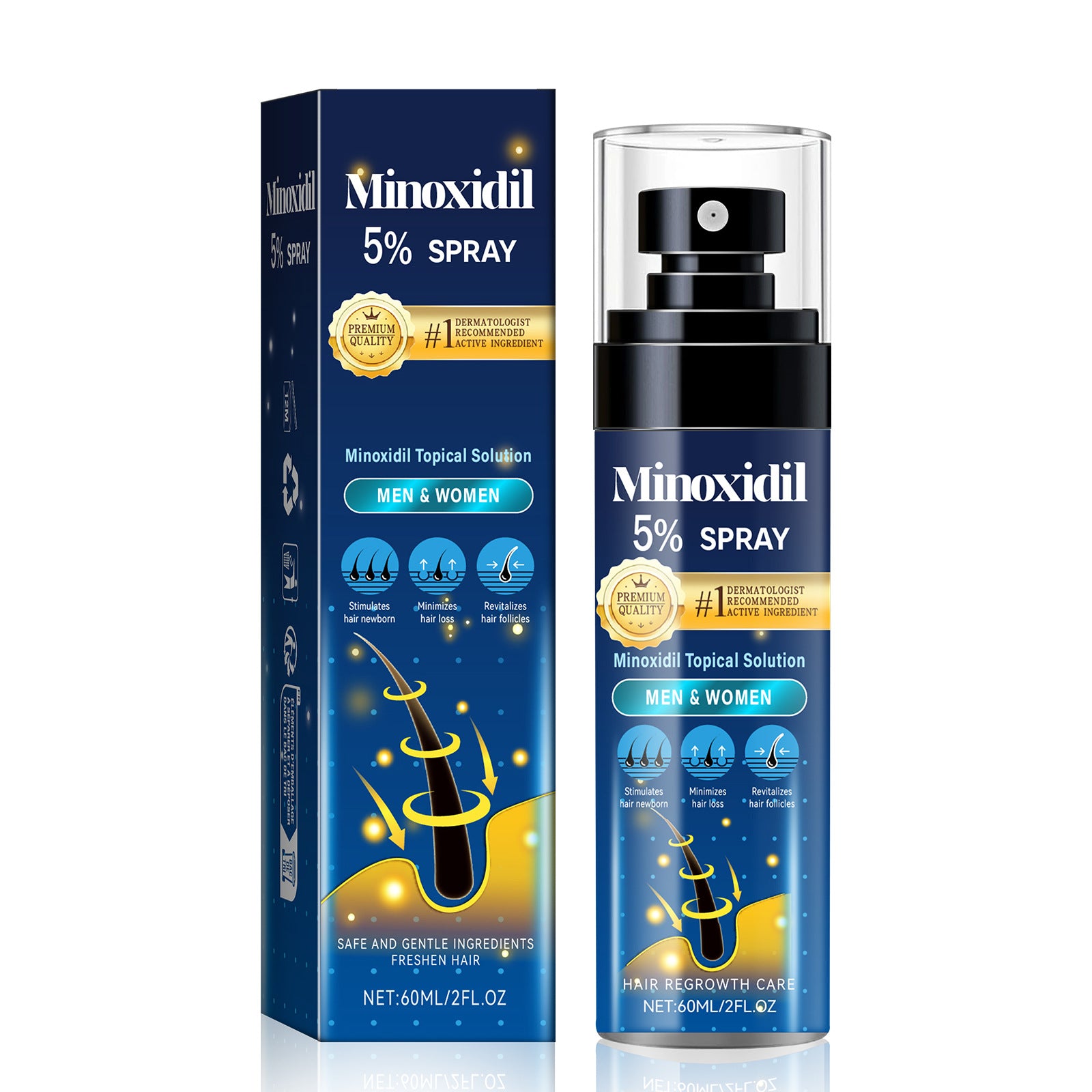 Minoxidil Relieve Hair Thinning And Moisturizing Hair Care Spray