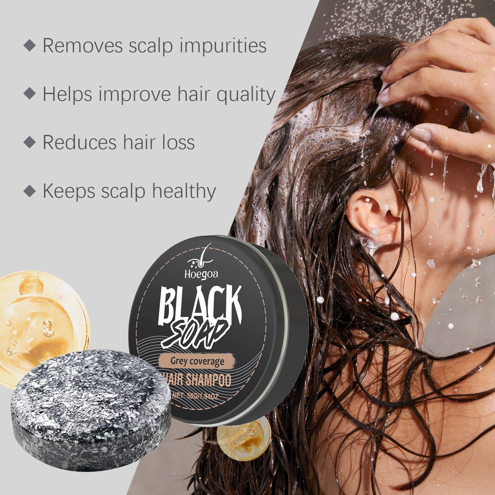 HoeGoa Gentle Moisturizing Cleansing Scalp Improving Hair Quality Nourishing Hair Hair Silky Soft