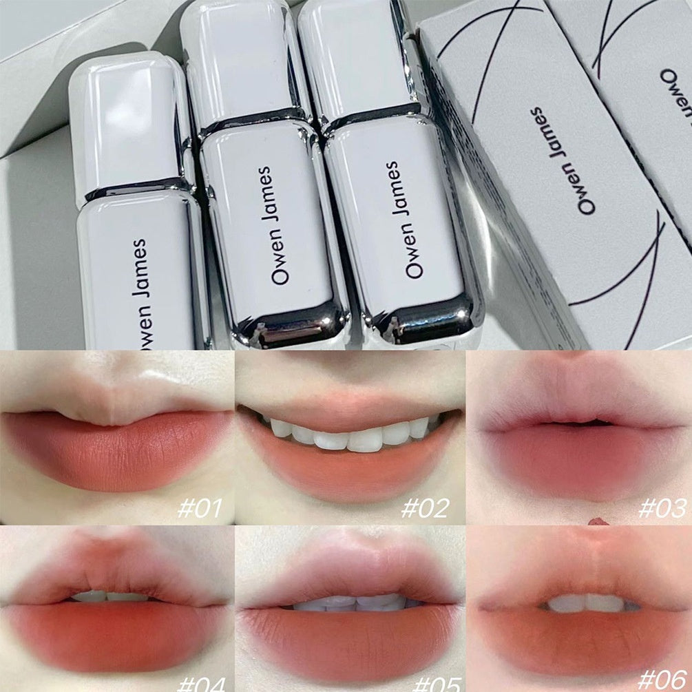 Owen James The Land Of Ryuanguang Lip Lacquer Matte Finish Velvet Not Easy To Fade