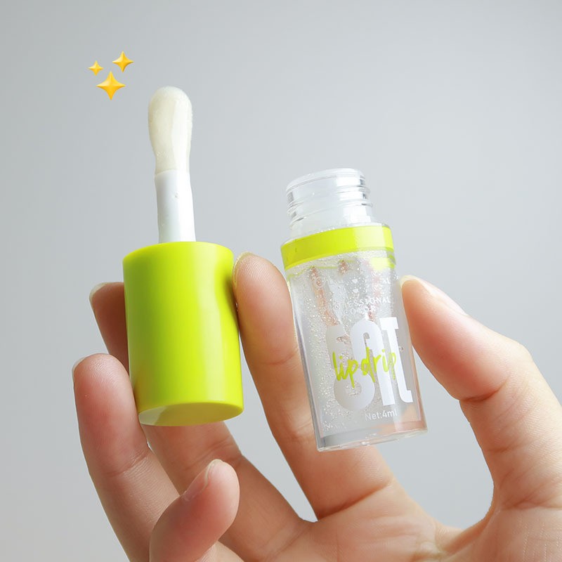 Pattern Transparent Glass Lip Moisturizing
