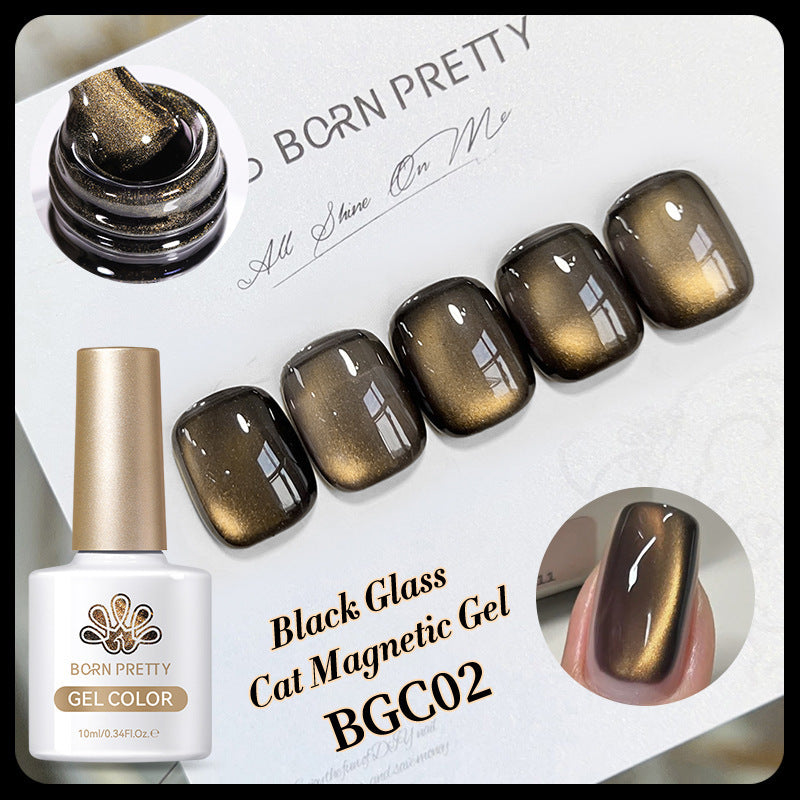 Born Pretty Micro Glass Bead Crystal Cat Eye Gel Polish Gradient UV Polish