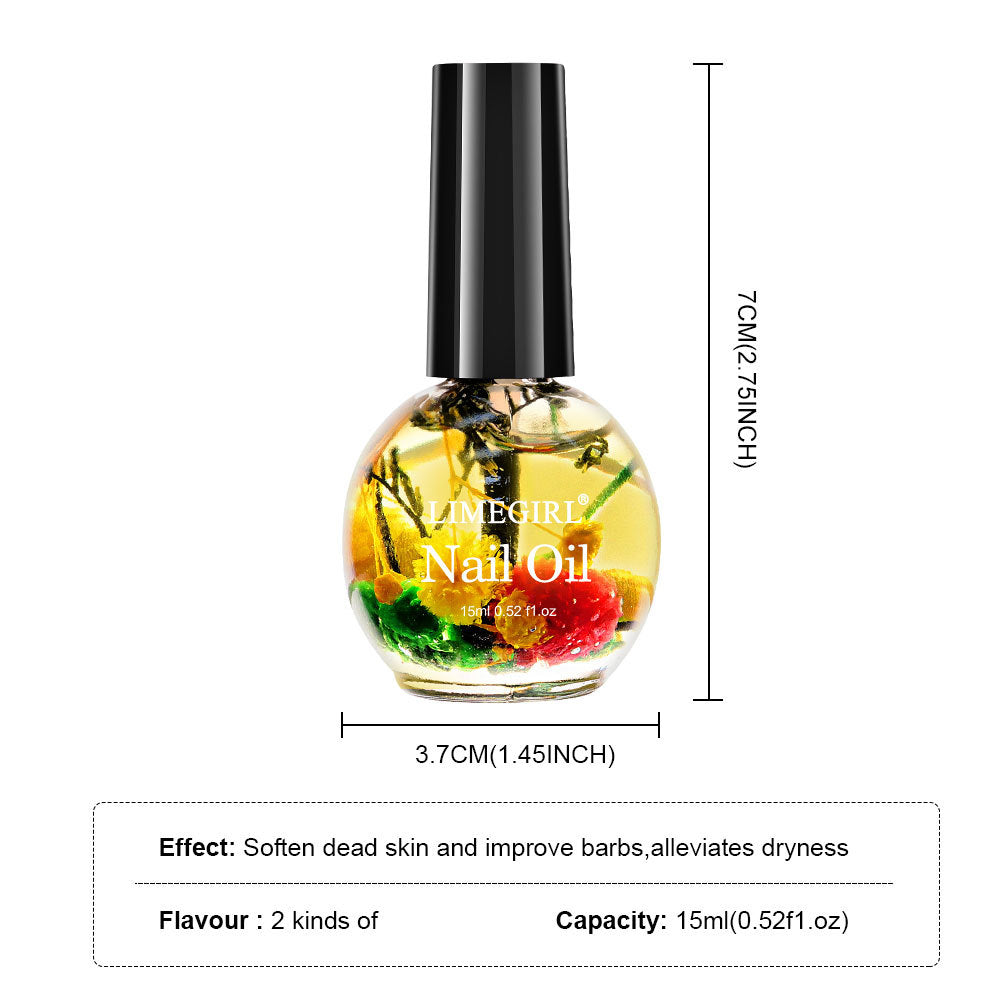 LimeGirl Dried Flower 15ML Nail Edge Treatment Oil