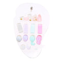 Printed Rose Nail Art Work Nail Piece Display Board