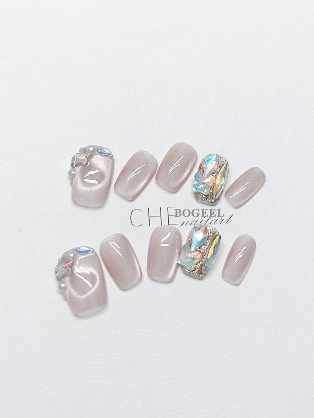 Chenailart Bogeel High-grade Finished Product Fake Nails
