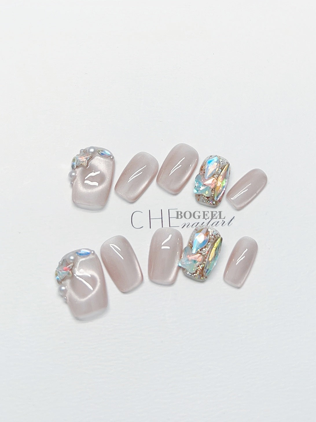 Chenailart Bogeel High-grade Finished Product Fake Nails