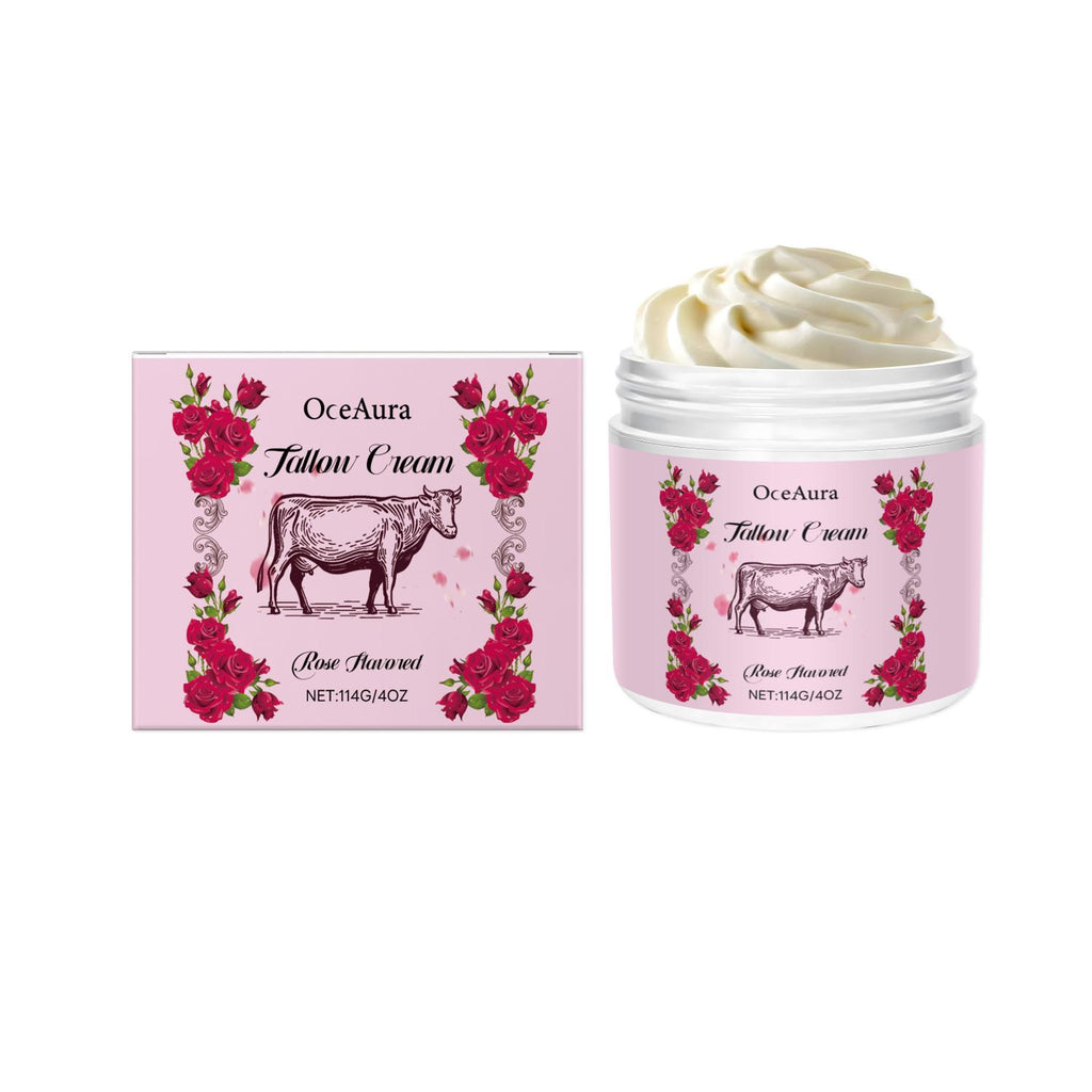 Rose Cow Fat Moisturizing Cream