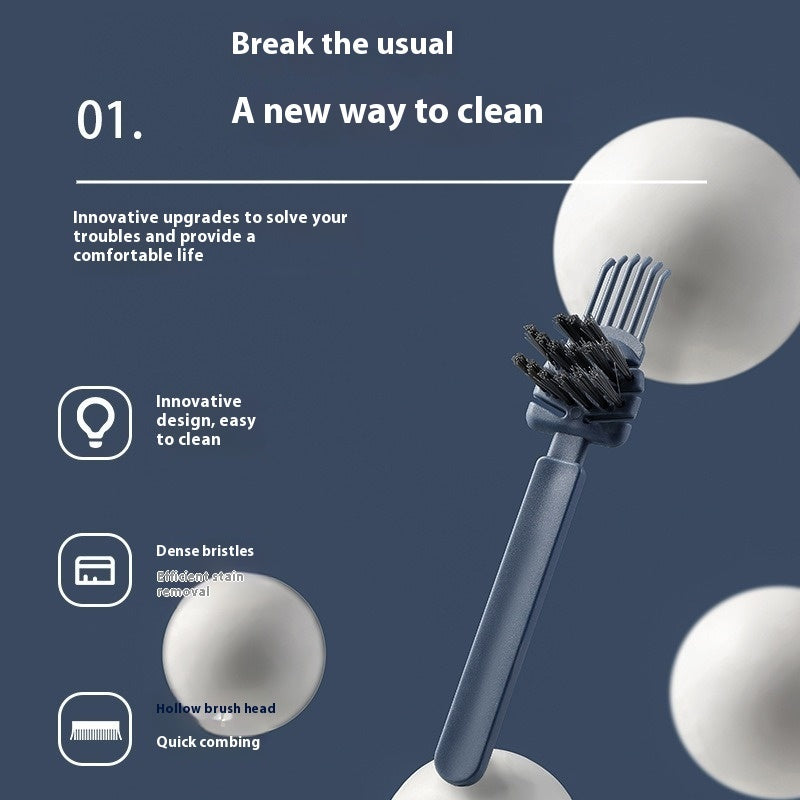 Japanese Style Comb Cleaning Brush Simple Hollow Airbag Comb Curly Hair