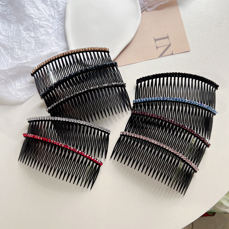 Women's Crystal Hair Comb Organizing Box
