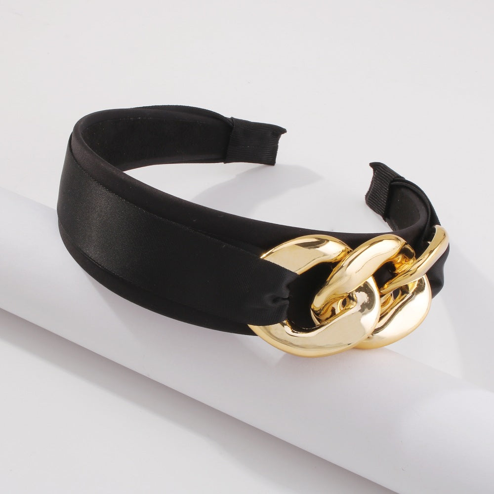 Alloy Braided Fabric Personality Retro Temperament New Headband