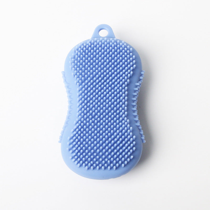Multifunctional Double-sided Silicone Shampoo And Bath Brush