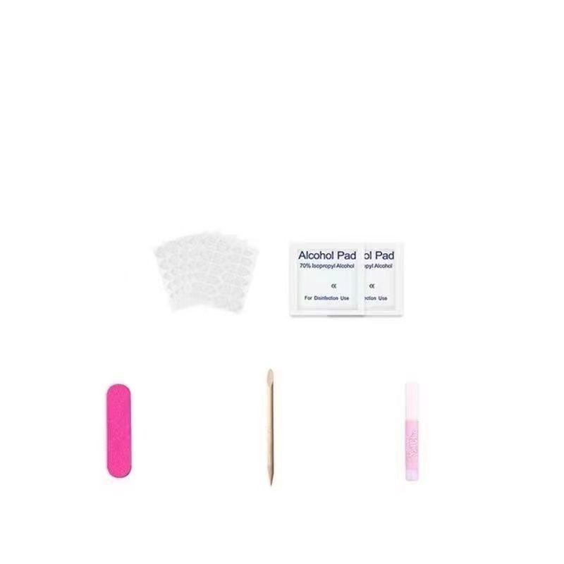 Romance Naid Summer Fresh Hand-painted Three-dimensional Blush Jelly Orange Finished Product Nail Stickers