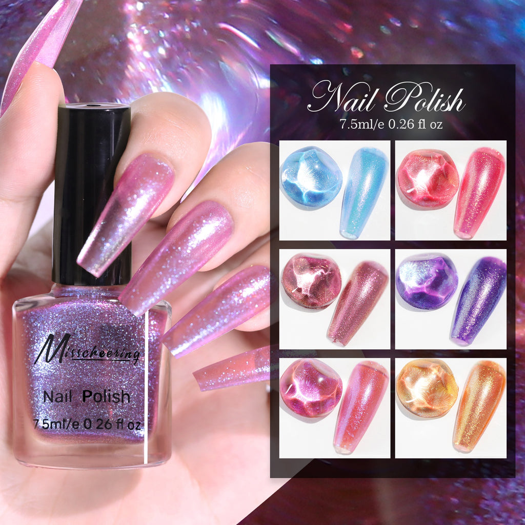 Misscheering Chameleon Magic Color Nail Polish Oily Non-peeling Tasteless