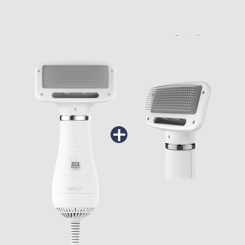 Pet Brushing Hair Dryer Integrated Machine Teddy Hair Blowing Comb Drying