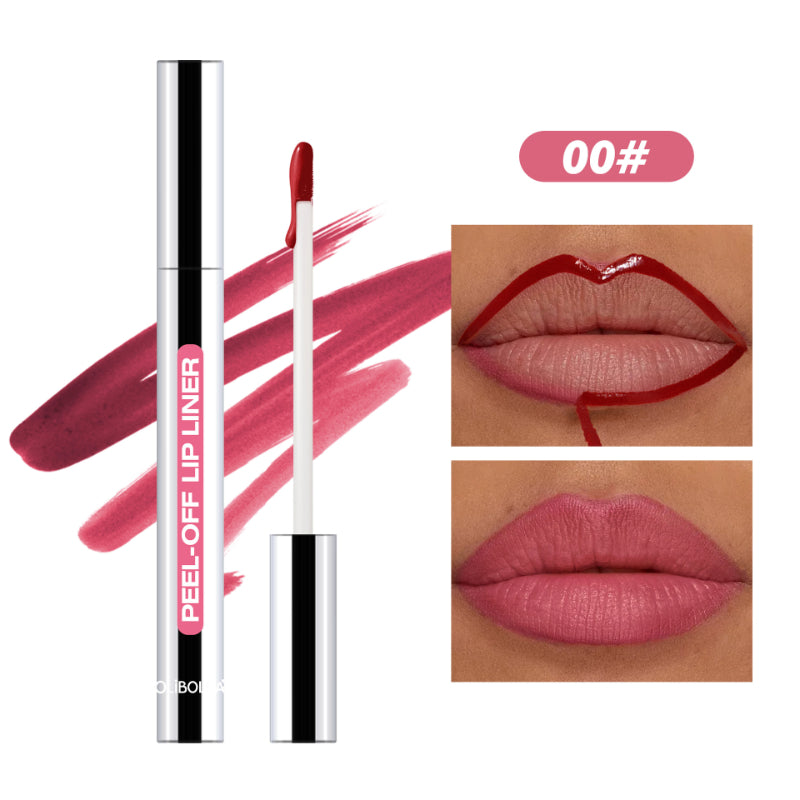 Tear-off Lip Liner Dye-and-peel Formula That Stays Put Without Fading Or Smudginglip Pencil Lipstick