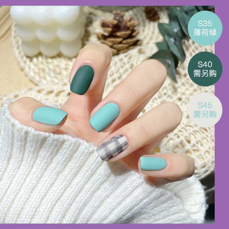 Maxfine Water-based Matte Nail Polish Autumn And Winter Color Matte Matte Texture