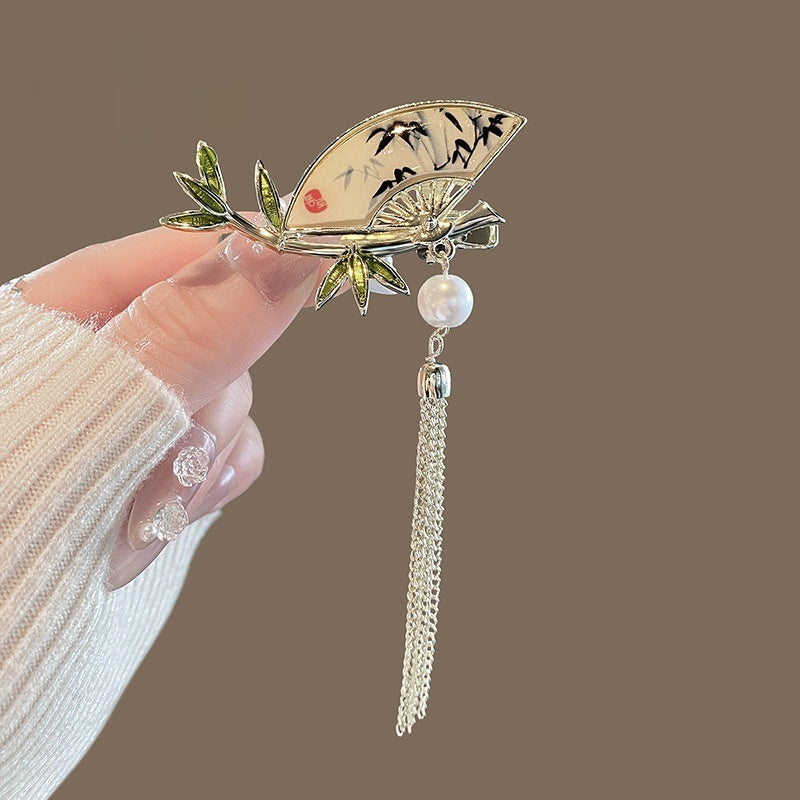 Clip Hairware Full Diamond Wheat Grip