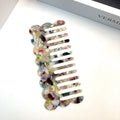 Acetate Board Geometric Simple Retro Cute And Graceful Wave Hairdressing Comb