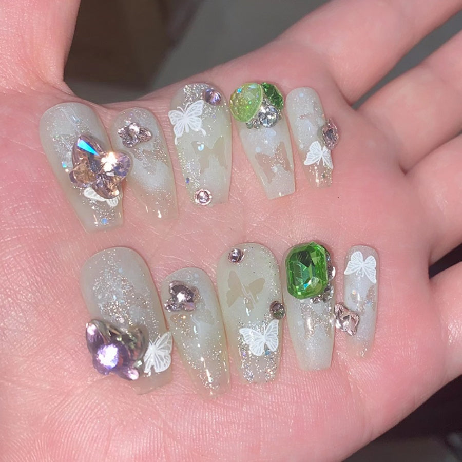 Desirable Fake Nail Patch With Psychedelic Dream
