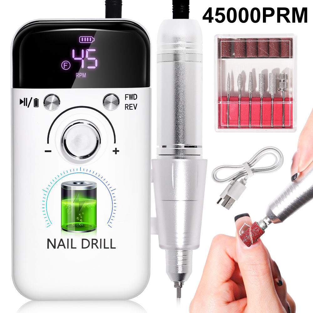 45000 Turn Nail Drill Polishing Machine Professional Nail Polish Remover